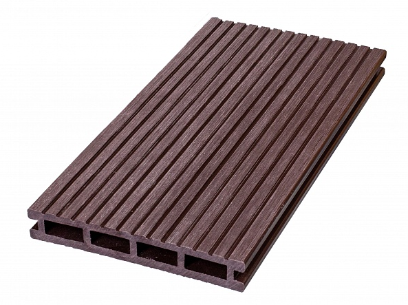 Террасная доска из ДПК Altay Decking пустотелая Венге